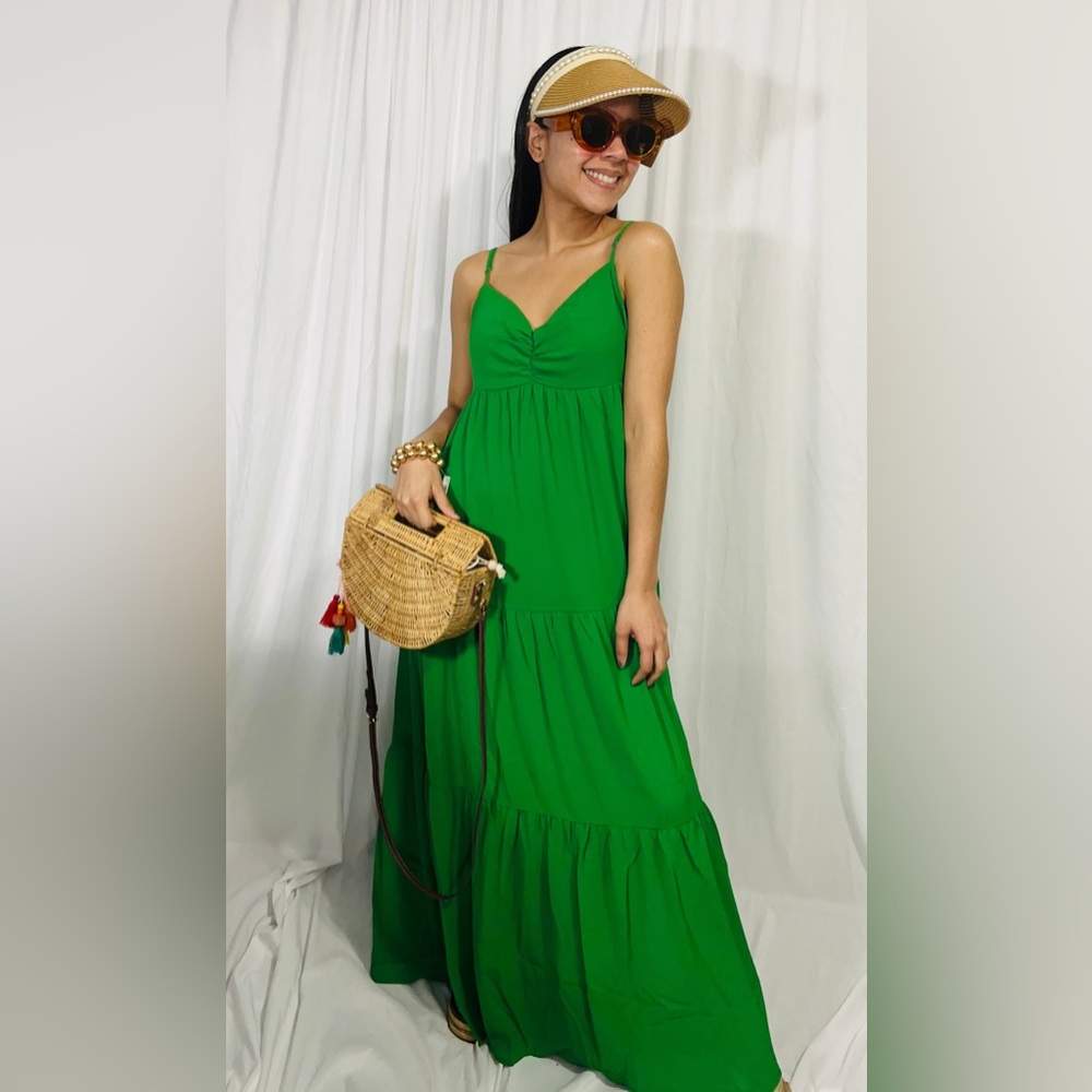 Green dress from boutique